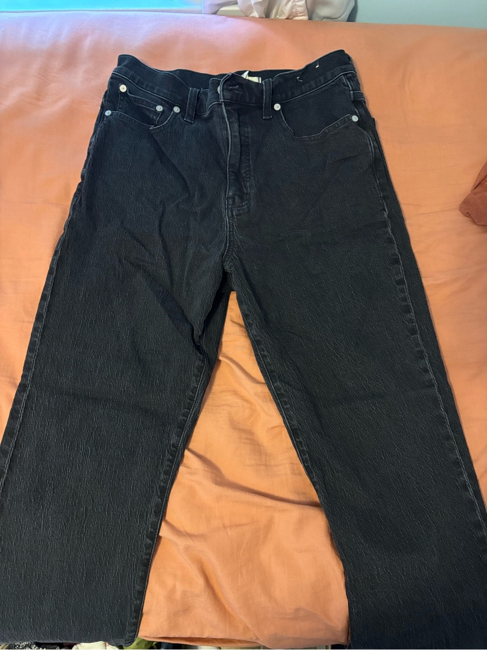 Madewell 90s Straight Black Jeans Size 30